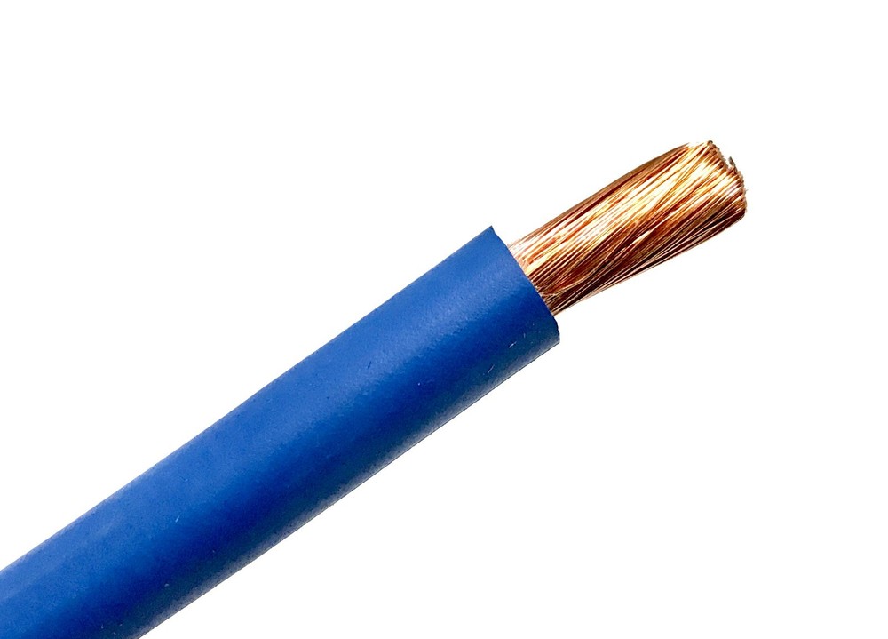 75 FT BLUE 6 Gauge AWG Welding Lead Battery Cable Copper Wire MADE IN USA
