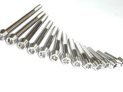 M5 MOUNTAIN BIKE TITANIUM TAPERED CONE SOCKET CAP HEAD BOLT SCREW GR5 RACE SPEC