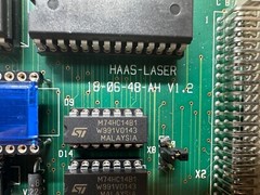 HAAS-LASER MSTV2 18-06-74-00/b / 18-06-48-AH V1.2 CONTROLLER BOARD ID: M23649