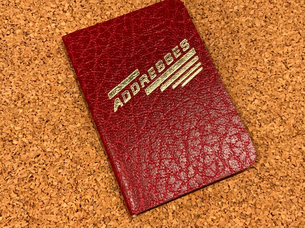 True Vintage Address / Phone Number Book A TO Z LISTS 2×3″ MINI Pocket Blank
