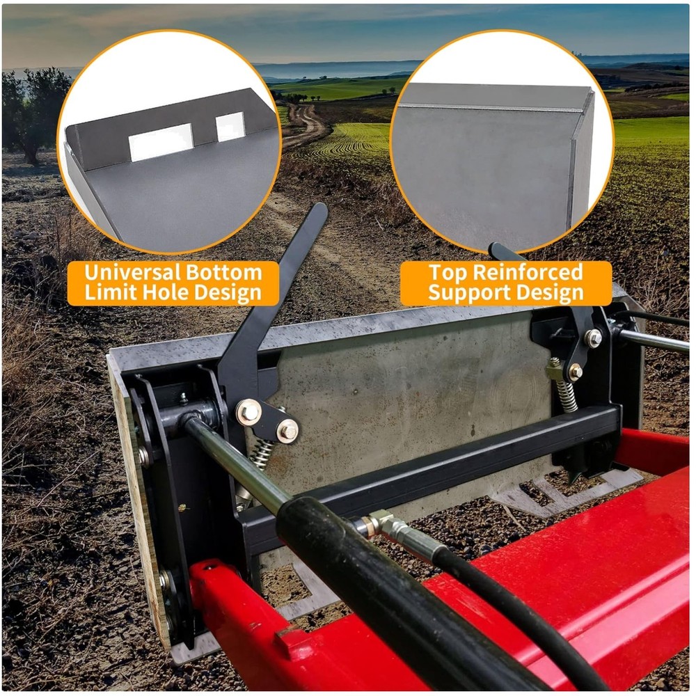 Universal Quick Attach Plate for Kubota & Bobcat Skid Steers%