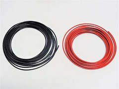 80 FT 14 AWG BLACK & RED THHN THWN STRANDED COPPER BUILDING WIRE 40 FT EA