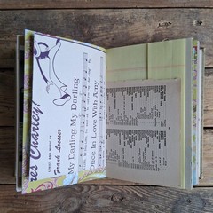 Handmade Junk Journal Old Book Vintage Bobbsey Twins Solve a Mystery Blank Diary