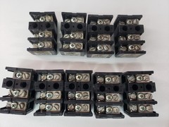 Lot of 9 – USD P14002-3 Power Distribution Terminal Block 60a 600v
