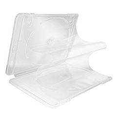 10 PREMIUM Clear Blu-Ray Double Cases 11MM **1-3 DAYS