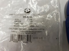 1-PC Peerless 8453210 Grade-100 3/8″ V10 Mech Coupling Link 8800lbs MADE ITALY