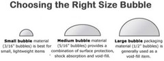 3/16″ Small Bubble Cushioning Wrap. 12″ Wide x 300′ Long – 40 Total Rolls
