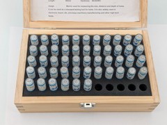 50pcs Metric Bearing Steel Pin Gage Set Precision Kit 0.001mm 7.51-8.000mm 50mm