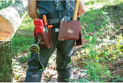 Weaver Arborist Belt Logging Tree Trimming Belt Wedge Pouch / Leather / New