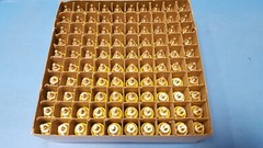 Abbatron HH Smith 257-107 Binding Post Yellow, Insulated HexShaped