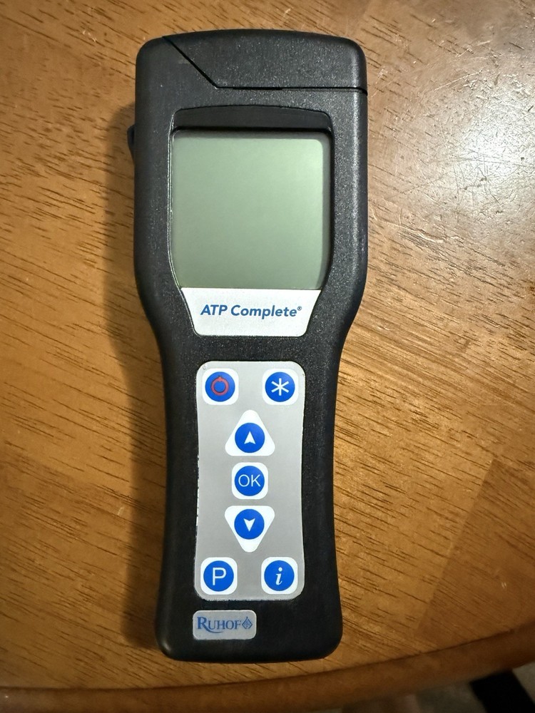 Ruhof ATP Complete Handheld Luminometer RLU Meter w/ CleanTrace ATP Swabs