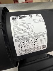 WEG 00118ET3E56CFL-S 1HP AC MOTOR 1765RPM, 230/460V, 60HZ, 56C – 3 Phase!