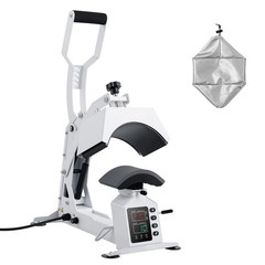 Uimoso Hat Heat Press Machine with 8.5 x 4 in Heating Plate for Caps