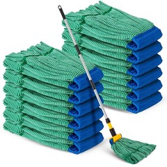 Hushee 6 Pack Large Microfiber Tube Mop Heads 18 oz Heavy Duty Commercial Ind…