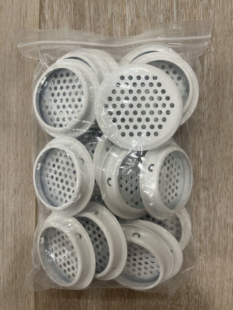 2.1″ (53mm) Soffit Vent Circular Air Vents Stainless Steel Round Vent – 100 pcs
