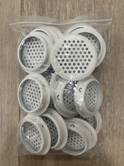 2.1″ (53mm) Soffit Vent Circular Air Vents Stainless Steel Round Vent – 100 pcs
