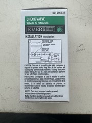 Everbilt 1 in. Brass Check Valve