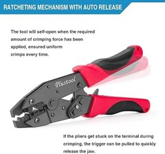 Crimping Tool for Spark Plug Ignition Wire, 8.5mm Ratchet Spark Plug Wi