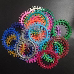 Dental Orthodontic Cartoon Ligature Ties O-Ring Elastic Bands Braces 1000 ties