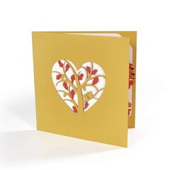 CUTPOPUP 3D Pop 5.9 inches x x 0.2 inches, Fall Heart Tree-6x6in