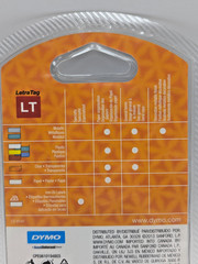 Dymo letratag LT refill 2 Pack Paper Labels 1/2 In X 13 Ft -12 Mm X 4 M White