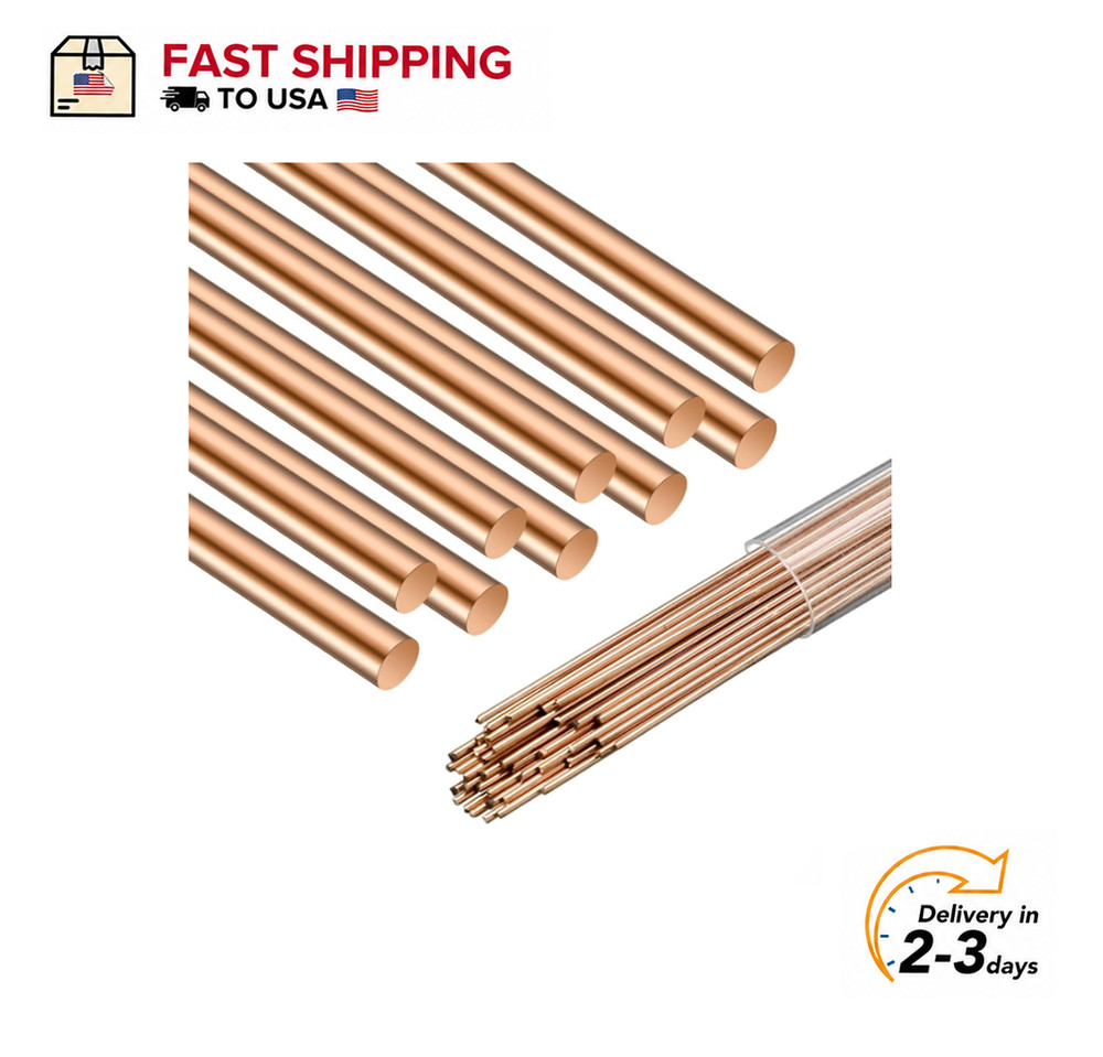 40 Sticks Brazing Rods AWS Bcup-5 15% Silver Solder Phos Copper Brazing Alloys