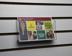 Slatwall 7.5″W Postcard Holder Booklet Display Clear Acrylic Organizer
