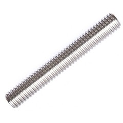 T10-T36 Trapezoidal Right-Hand Threaded Rod Lead Screw A2 Stainless Steel L:0.5M