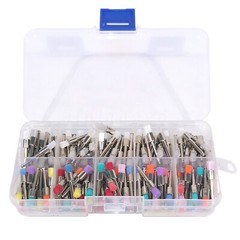 200 PCS Dental Nylon Polishing Flat Latch Polisher Prophy Brush Disposable mix