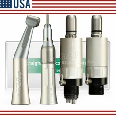 Dental Slow Low Speed Straight/Air Motor/ Contra Angle Handpiece 2/4Hole Fit NSK