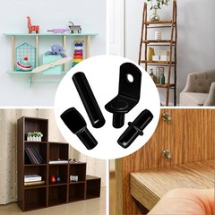 104Pcs Shelf Pins Pegs Kit,4 Styles Shelf Support Pegs,Bookshelf Pegs for She…