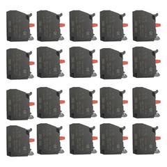 20PCS ZBE-102 Single Contact Block Silver Alloy Screw Clamp Terminal 1NC ZBE102