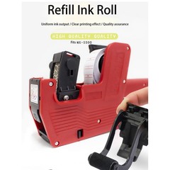 6 Pack Refill Ink Rolls Fits for MX-5500 Label Price Gun, Ink Roller for Labe…