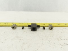 LDI BA3100-2 1/8 Tube x 1/8 FNPT x 1/8 Tube Tee Self Flare Union Fitting Lot/11