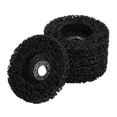 10PCS 4″ x5/8″ Poly Strip Clean Disc Easy Paint Stripping Rust Removal For Metal