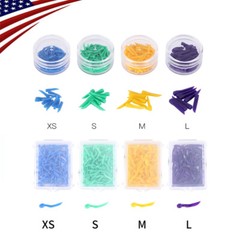 100pcs/box Disposable Dental Wedges Medical Plastic Concave Design Wedge W/ Hole