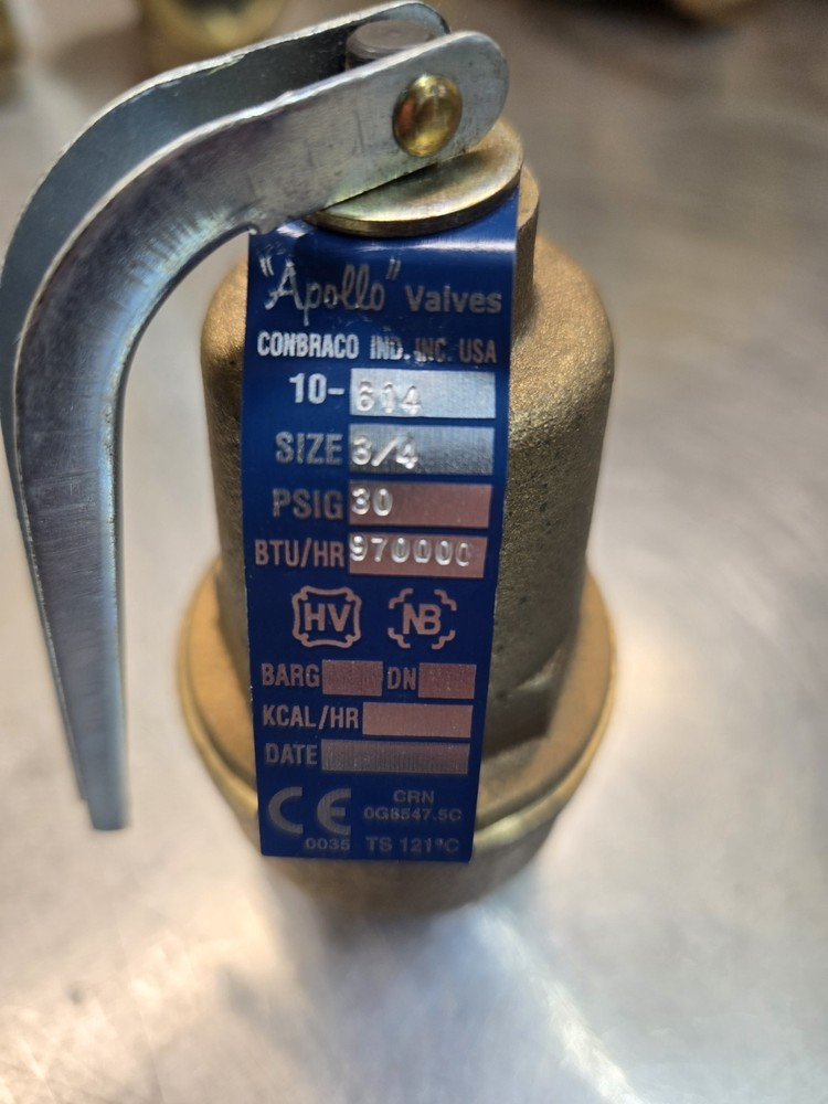 Apollo RVW61 Pressure Relief Valve, 3/4″ FNPT x 1″ FNPT 10-61405 (30 psi)
