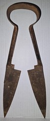 Antique Sheep Shears Wool Garden Steel Metal Hand Tool Farm Rusty Decor