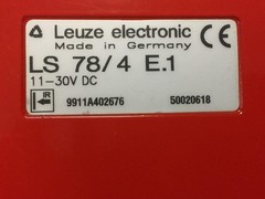 Leuze LS 78/4 E.1 ThroughBeam Photoelectric Sensor 11-30VDC