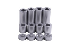 New Aluminum Spacer Bushing 1/2″ OD x 3/8″ ID–Fits M10 or 3/8″ Bolts