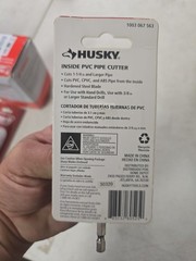 HUSKY Internal Diameter PVC Pipe Cutter for 1-1/4” and Larger Pipes 1003-067-563