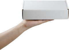 9X6X2 Shipping Boxes Set of 50, White Small Corrugated Cardboard Box, Mailer Box