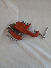 250 Corner Edge Table Bench Vise 2-1/2″ 2.5 Clamp On Red Unbranded