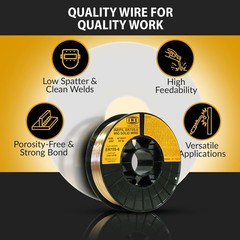 INEFIL ER70S-6 .030-Inch on 33-Pound Spool Carbon Steel Mig Solid Welding Wire