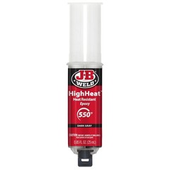 J-B Weld High Heat Epoxy Syringe, Dark Grey