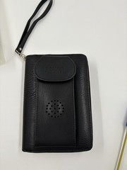 Vintage 2000 Leatherette Black Power Planner Organizer with Calculator & More