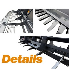 78″ Wolfequip Land Leveler Land Plane Planer Skid Steer Track Loader Attachment