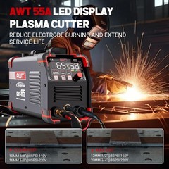 AWT 65A Plasma Cutter Non-Touch Pilot ARC HF Air Plasma Cutting Machine