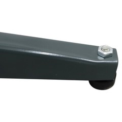 TECHTONGDA 5 Rolls 23.9″-41.6″ Adjustable Conveyor Roller Table 250Lbs Capacity