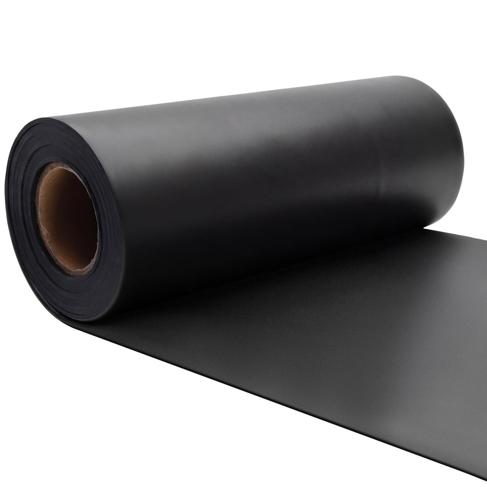 Pushglossy 30 ft x 20 Inches Epdm Rubber Roofing 30 X 20 Inches, Black